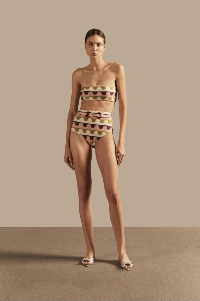 Biquini Hot Pants Com Fivela Giardino Unico