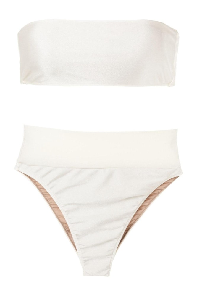 Biquini Tomara Que Caia Asa Delta Rede Off White
