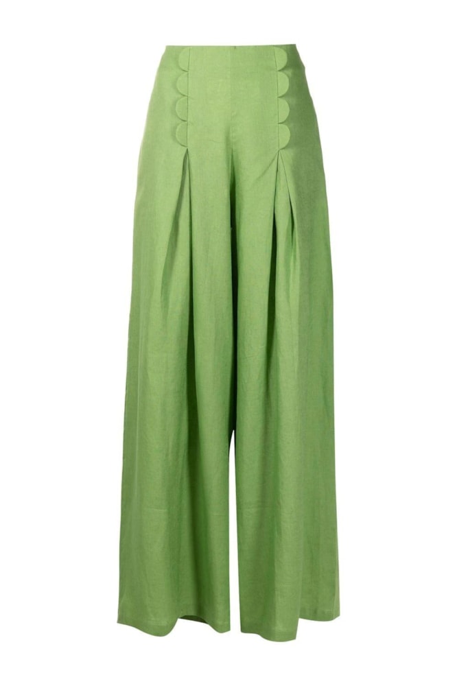Calça Longa Bubble Verde