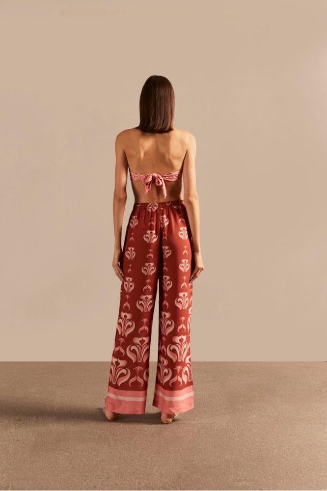 Calça Pantalona Lírio Vintage Unico