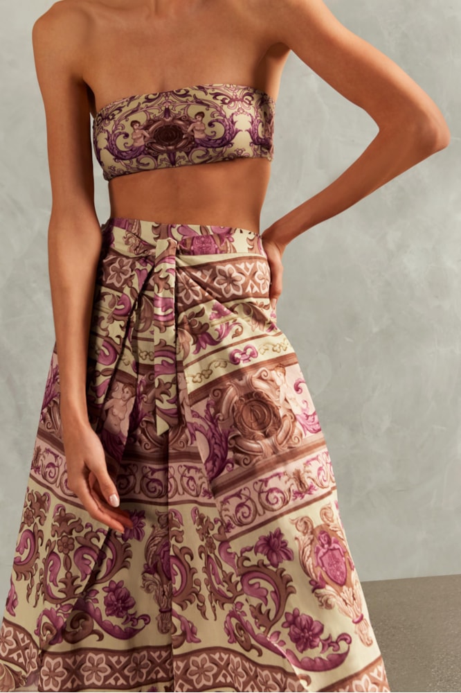 Calça Pantalona Pareô Vintage Citronelle