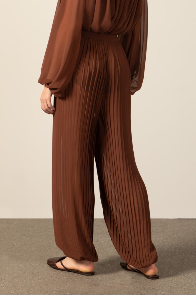 Calça Plissada Noblesse