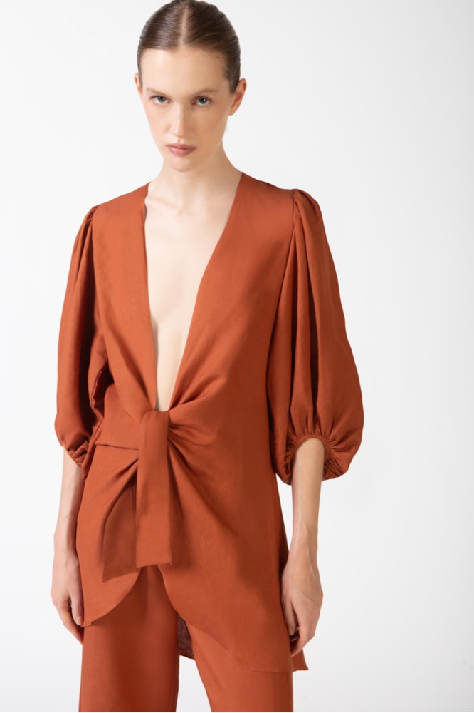 Camisa Longa de Amarrar Timeless