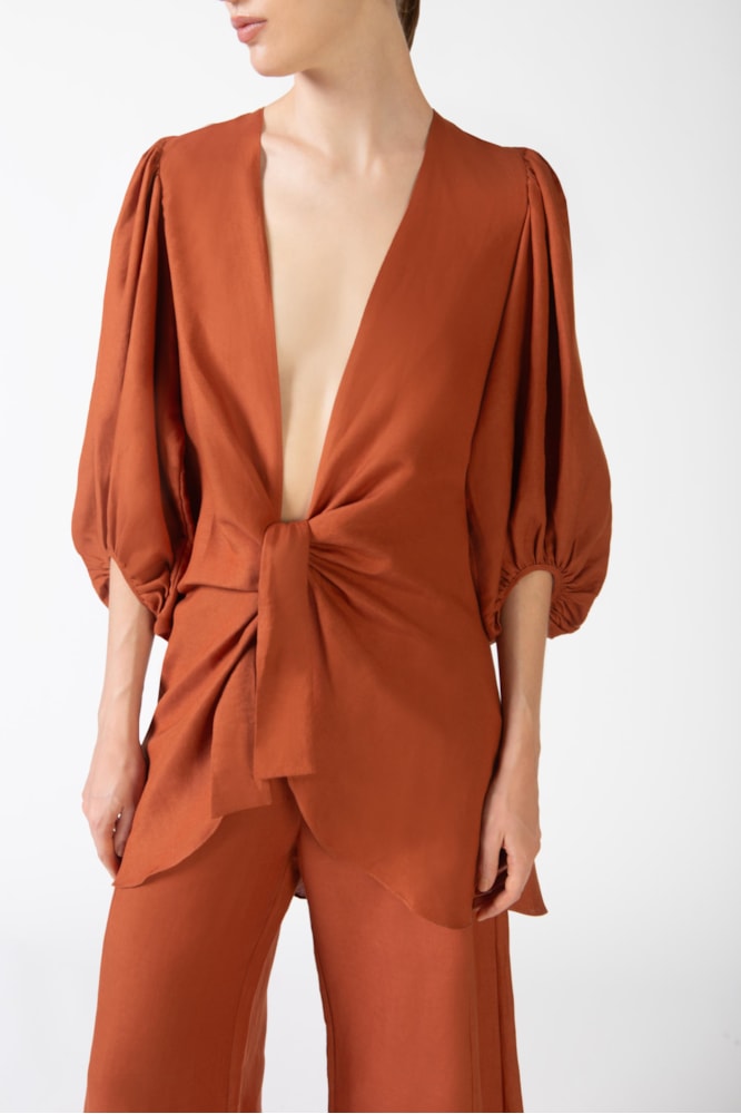 Camisa Longa de Amarrar Timeless