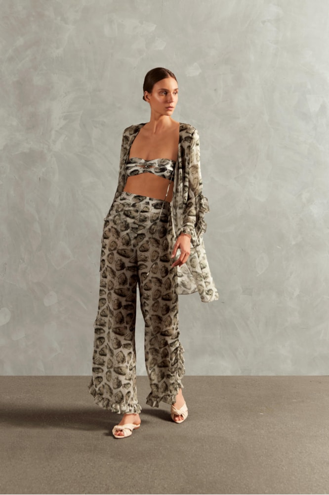Conjunto Calça e Robe Ostras Unico