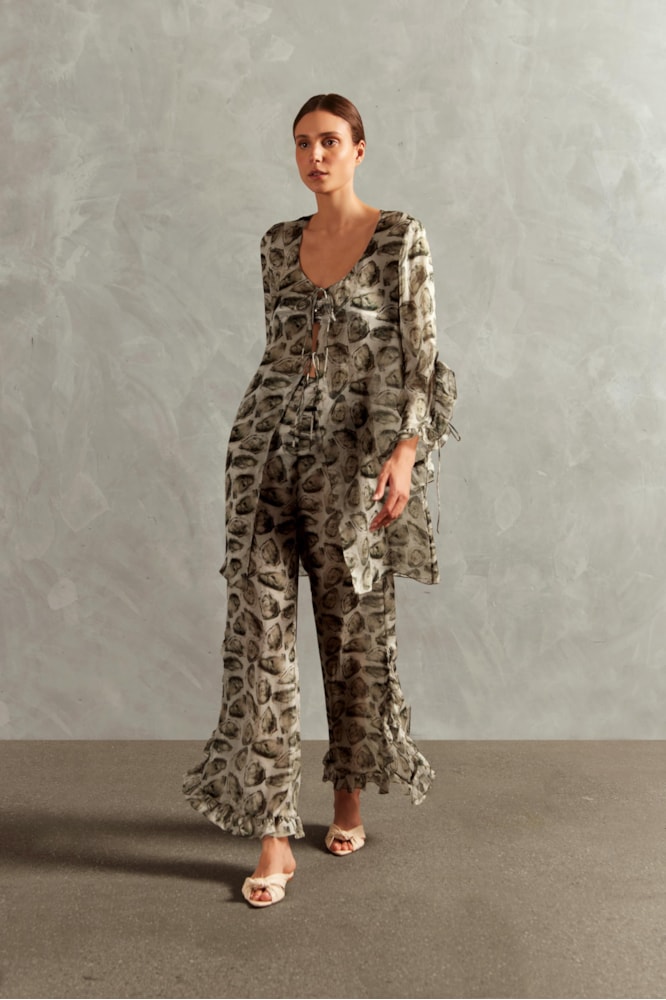 Conjunto Calça e Robe Ostras Unico