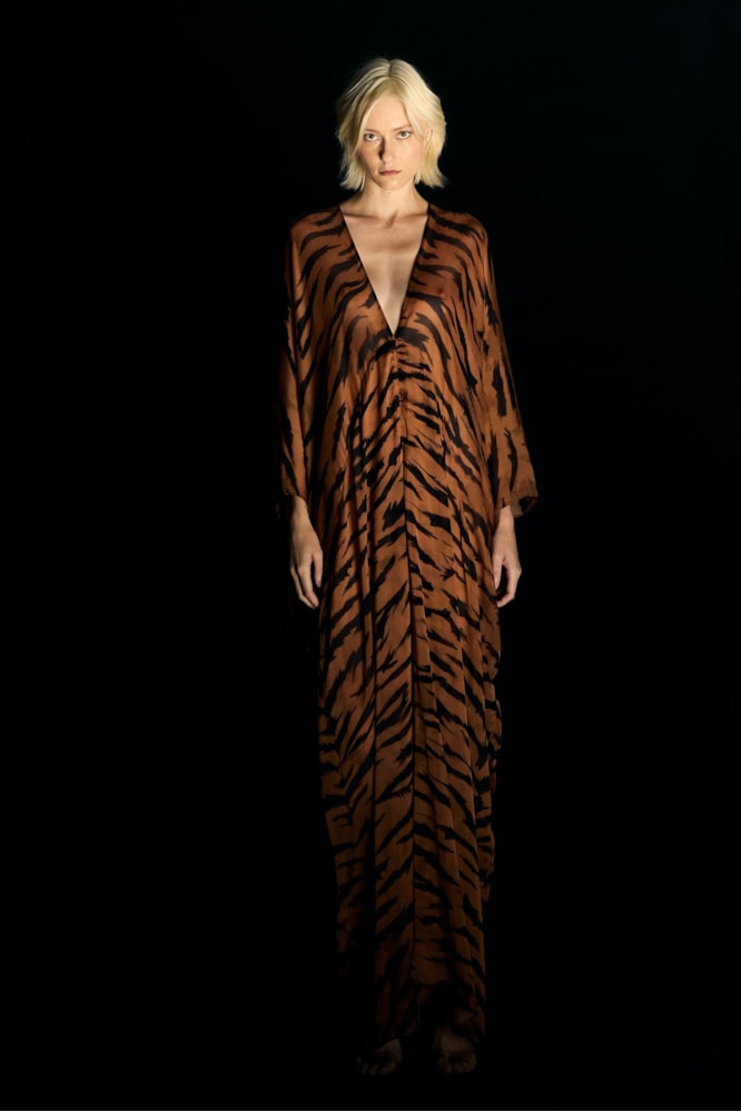 Jumpsuit Decote v Sabine Getty Bege