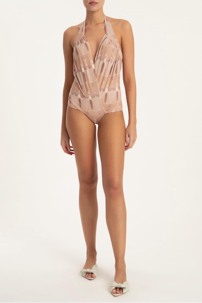 Maillot Transpassado Moulin Rouge Nude