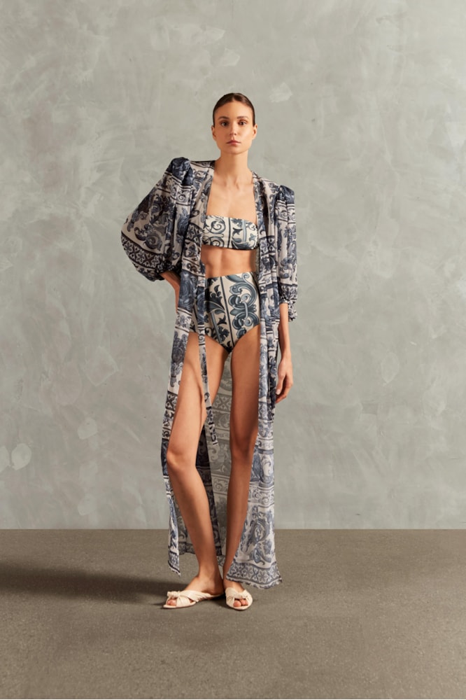 Robe Amarração Hera Azul
