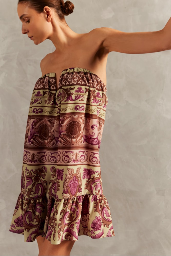 Vestido Curto Tomara Que Caia Vintage Citronelle Citronelle