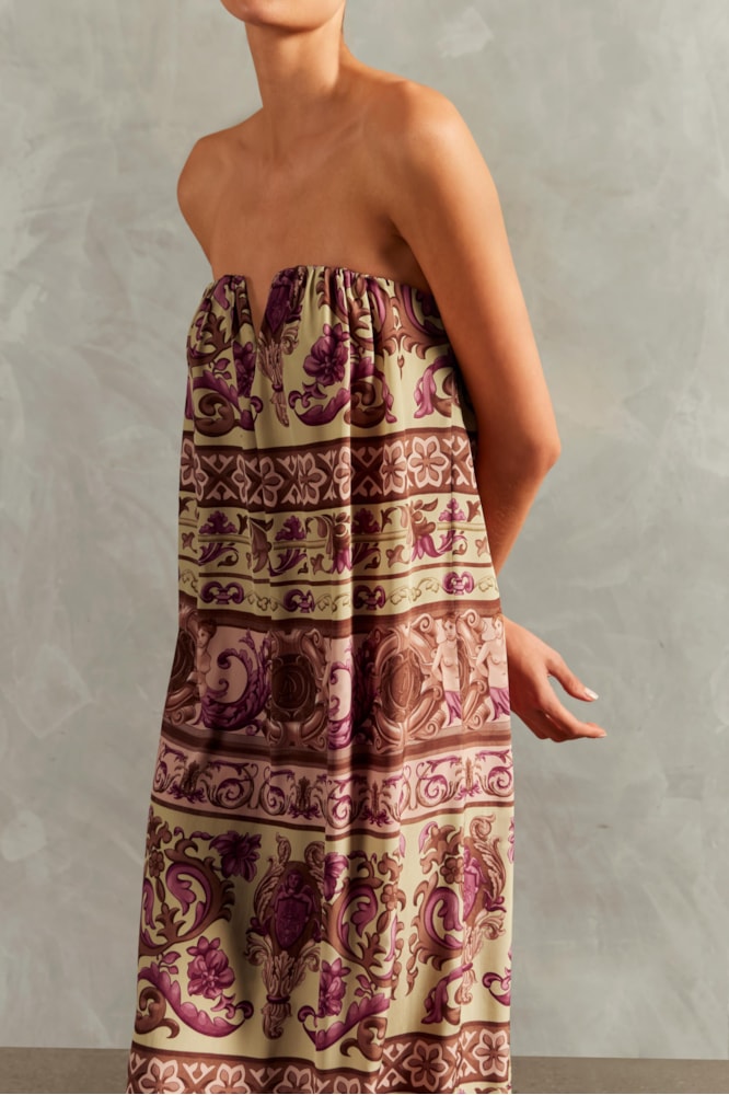 Vestido Longo Tomara Que Caia Vintage Citronelle