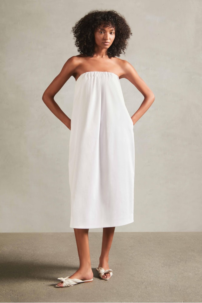 Vestido Midi Tomara Que Caia Off White